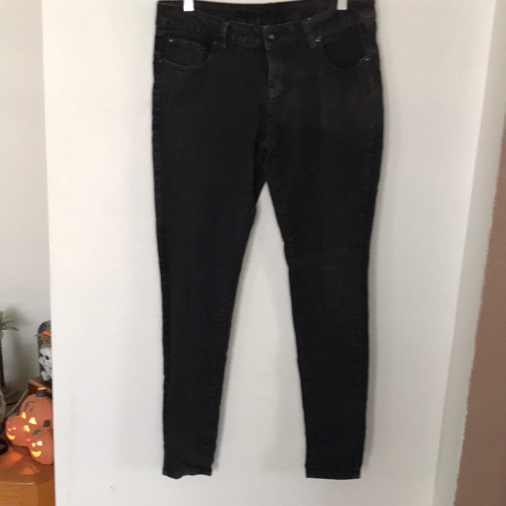 BLUE ASPHALT STRETCH SKINNY JEANS BLACK SIZE 15R NWOT EXCELLENT CONDITION!